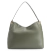 Bolsa Hobo Argola Couro Camurça Verde/Couro Verde - imagem 3