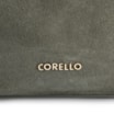 Bolsa Hobo Argola Couro Camurça Verde/Couro Verde - imagem 6