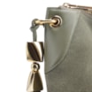 Bolsa Hobo Argola Couro Camurça Verde/Couro Verde - imagem 8