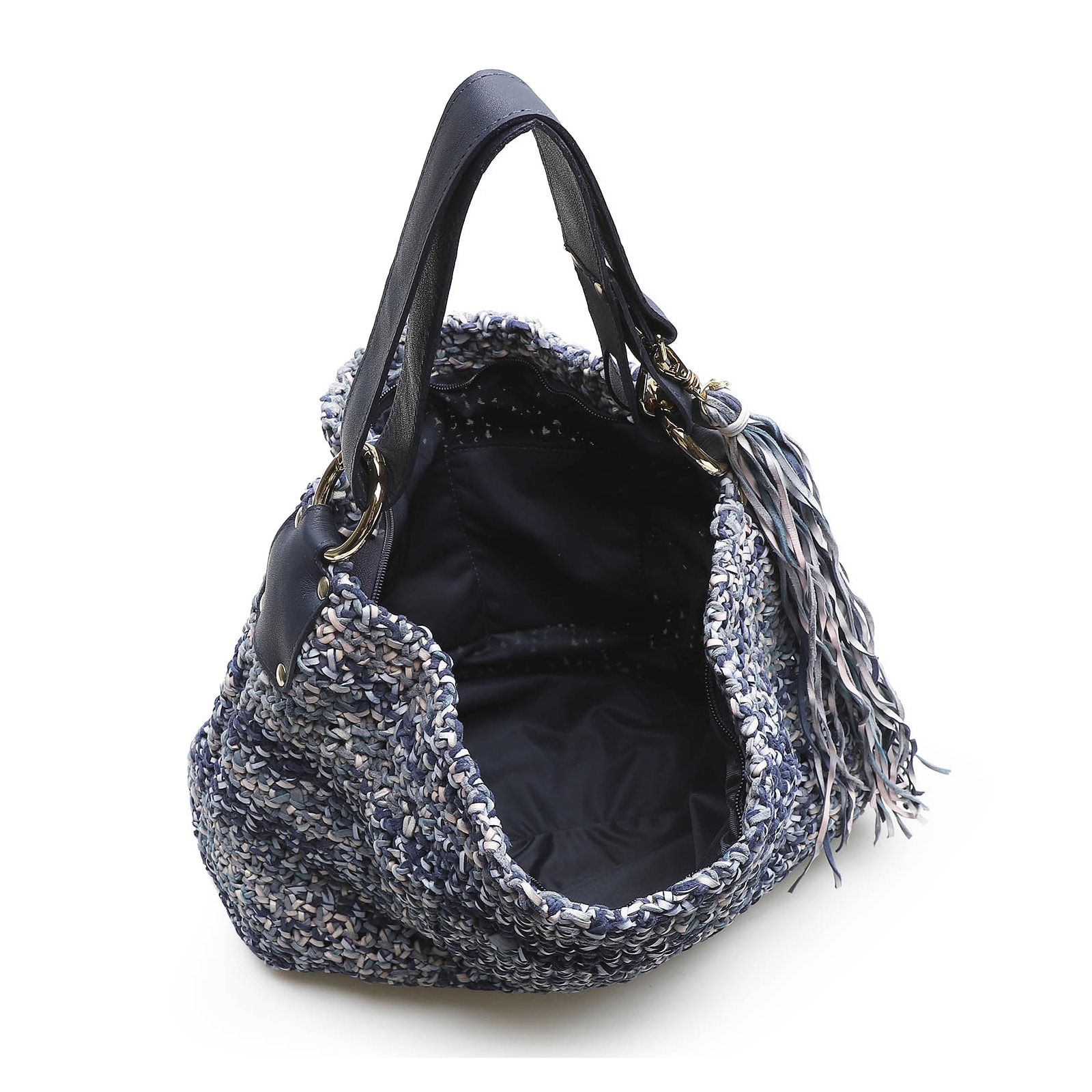 Bolsa Hobo Azul