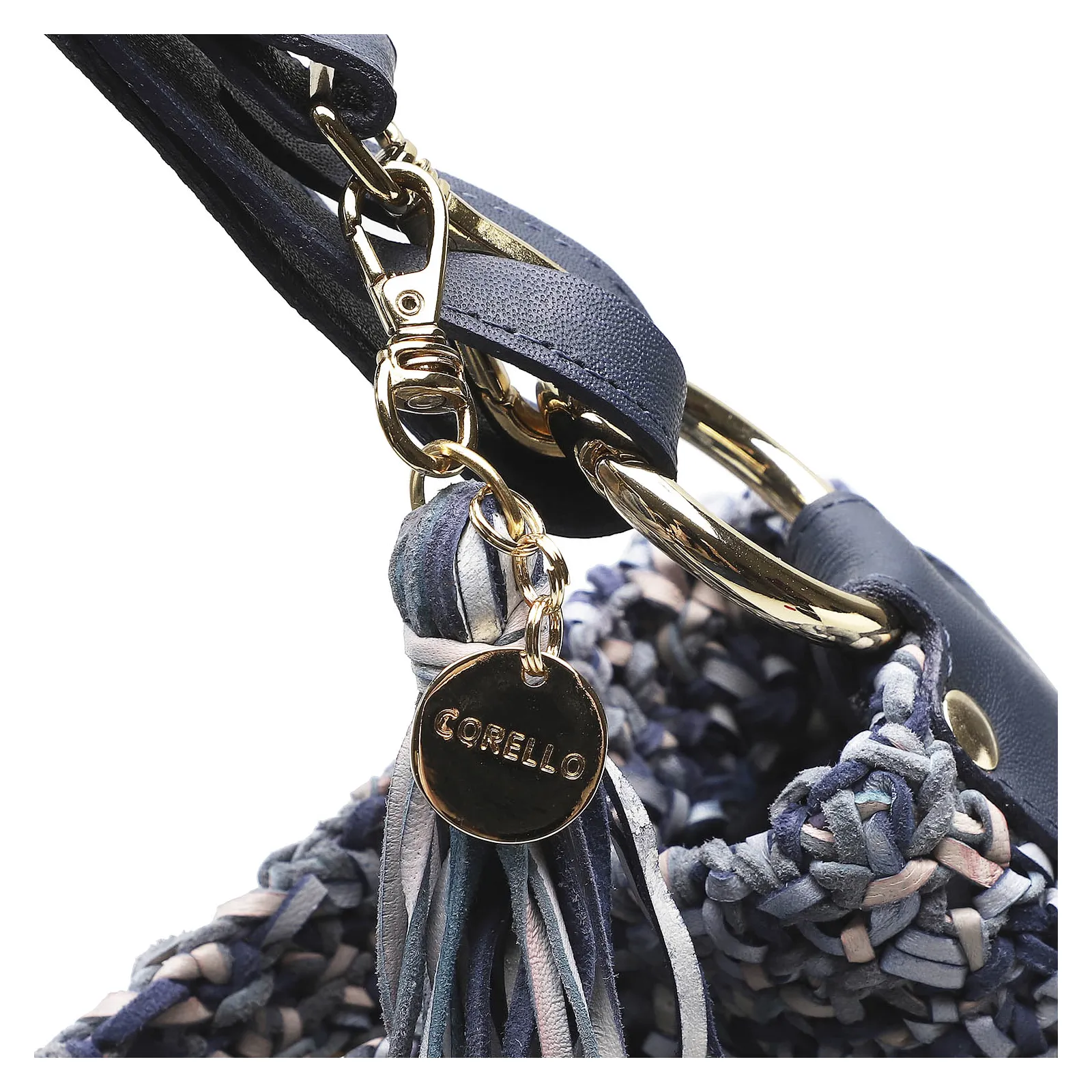 Bolsa Hobo Azul