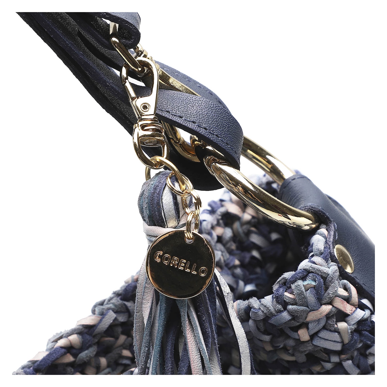 Bolsa Hobo Azul