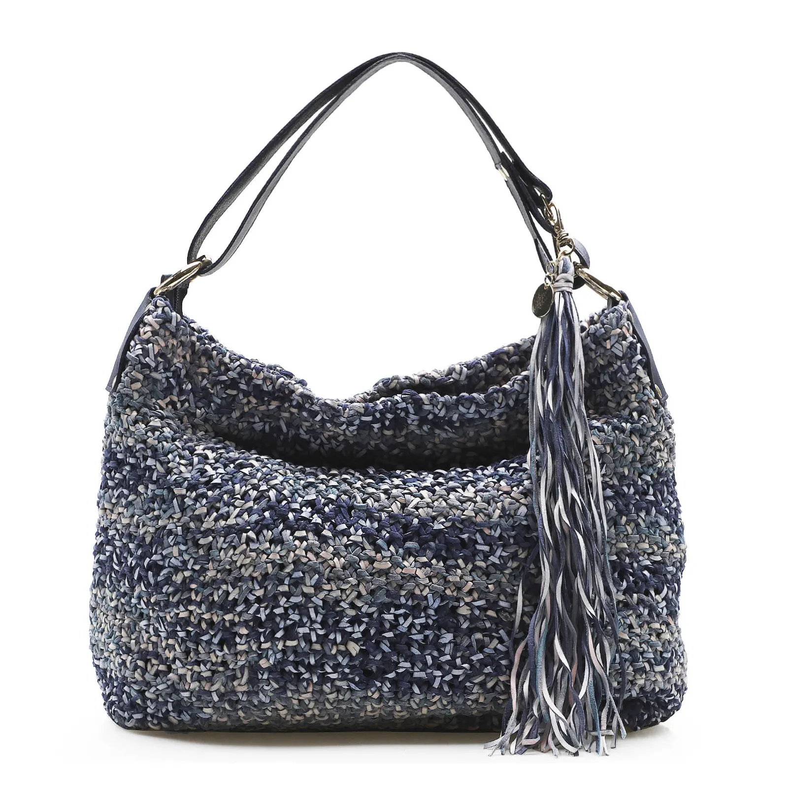 Bolsa Hobo Azul