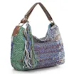 Bolsa Hobo Azul/Caramelo/Verde/Branco - imagem 2