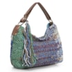Bolsa Hobo Azul/Caramelo/Verde/Branco - imagem 2