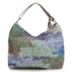 Bolsa Hobo Azul/Caramelo/Verde/Branco - imagem 3