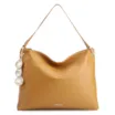Bolsa Hobo Bag Charm Couro Amarelo - imagem 1