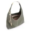 Bolsa Hobo Bag Charm Couro Camurça/Couro Verde - imagem 5