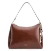 Bolsa Hobo Bag Charm Couro Marrom - imagem 1