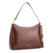 Bolsa Hobo Bag Charm Couro Marrom - imagem 2