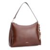 Bolsa Hobo Bag Charm Couro Marrom - imagem 2