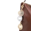 Bolsa Hobo Bag Charm Couro Marrom - imagem 8
