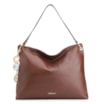 Bolsa Hobo Bag Charm Couro Marrom - imagem 1
