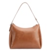 Bolsa Hobo Bag Charm Couro Marrom Claro - imagem 3