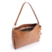 Bolsa Hobo Bag Charm Couro Marrom Claro - imagem 4