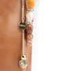 Bolsa Hobo Bag Charm Couro Marrom Claro - imagem 7
