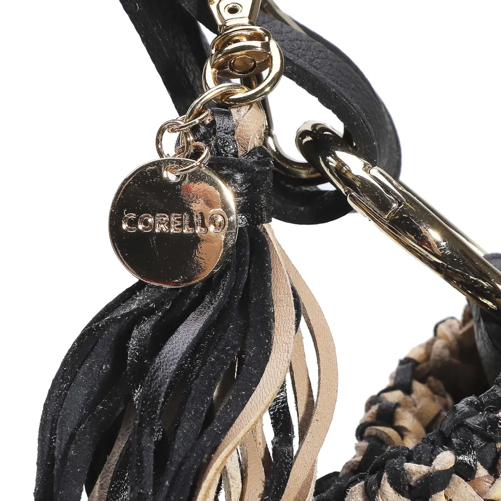 Bolsa Hobo Caramelo/Preto - imagem 5