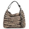 Bolsa Hobo Caramelo/Preto - imagem 1