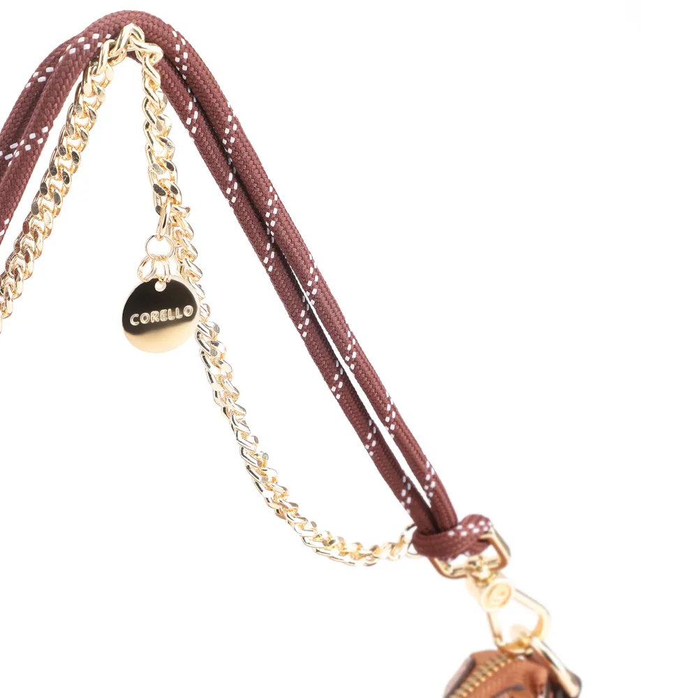 Bolsa Hobo Cordão Couro Marrom - imagem 7
