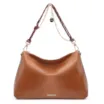 Bolsa Hobo Cordão Couro Marrom - imagem 1