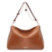 Bolsa Hobo Cordão Couro Marrom - imagem 1