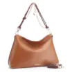 Bolsa Hobo Cordão Couro Marrom - imagem 2