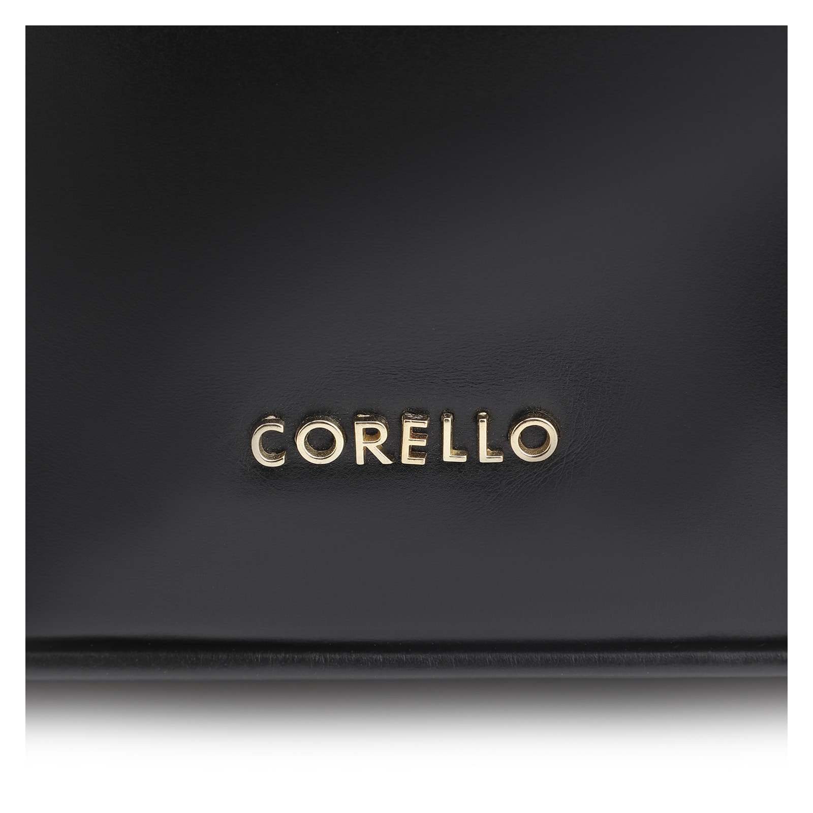 Bolsa Hobo Corrente Couro Preto