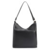 Bolsa Hobo Corrente Couro Preto - imagem 3