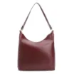 Bolsa Hobo Corrente Couro Vinho - imagem 4