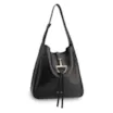 Bolsa Hobo Couro Antique Preto - imagem 2
