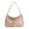 Bolsa Hobo Couro Bege - imagem 1