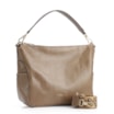 Bolsa Hobo Couro Bege - imagem 2