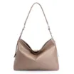 Bolsa Hobo Couro Bege - imagem 1