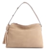 Bolsa Hobo Couro Camurça Bege - imagem 1