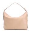 Bolsa Hobo Couro Camurça/Couro Bege - imagem 3