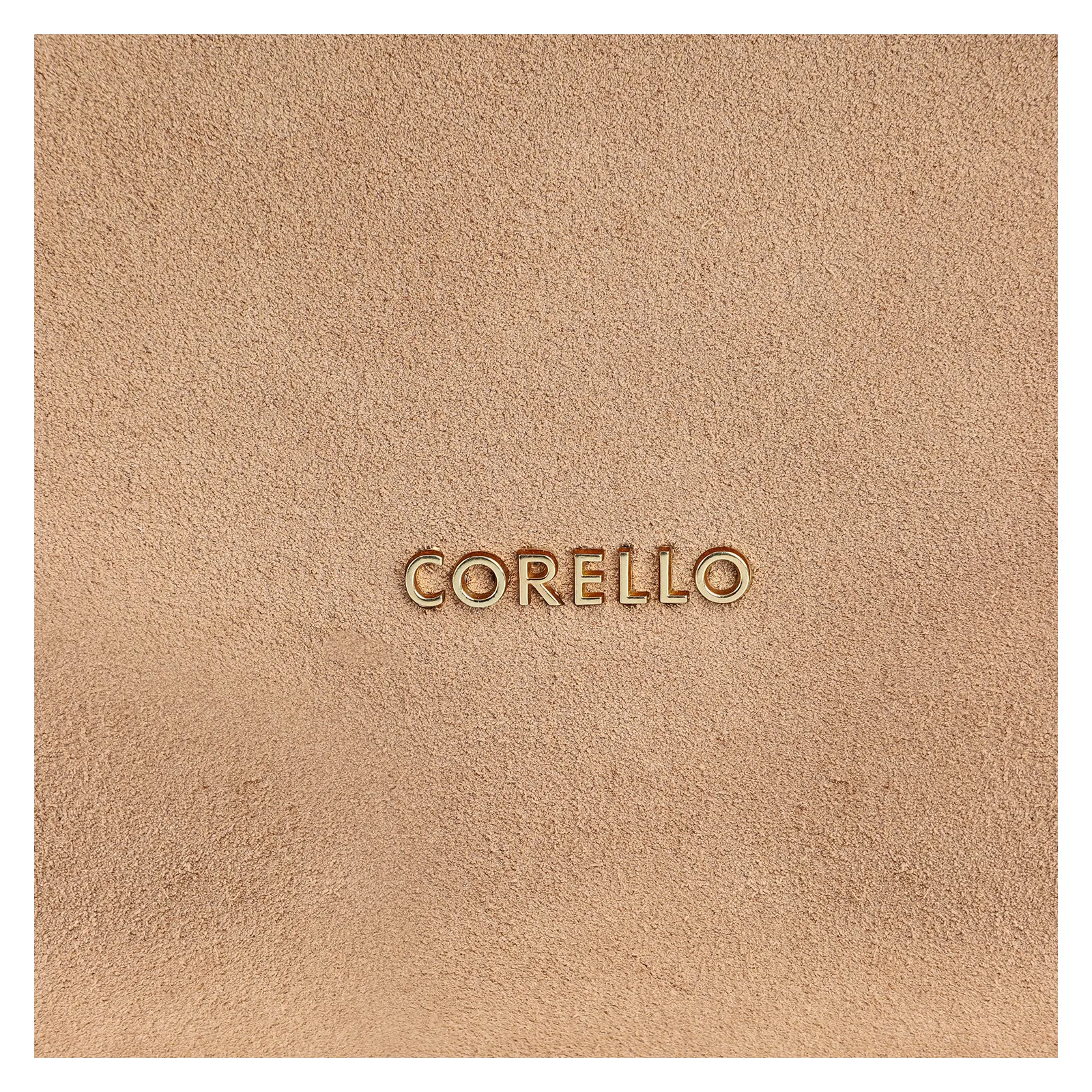 Bolsa Hobo Couro Camurça/Couro Bege