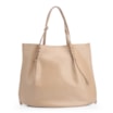 Bolsa Hobo Couro Camurça/Couro Bege - imagem 3