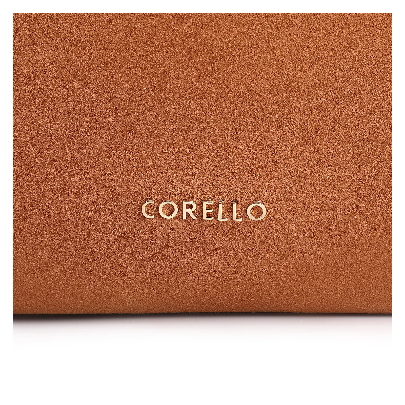 Bolsa Hobo Couro Camurça/Couro Marrom