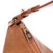 Bolsa Hobo Couro Camurça/Couro Marrom Claro - imagem 5
