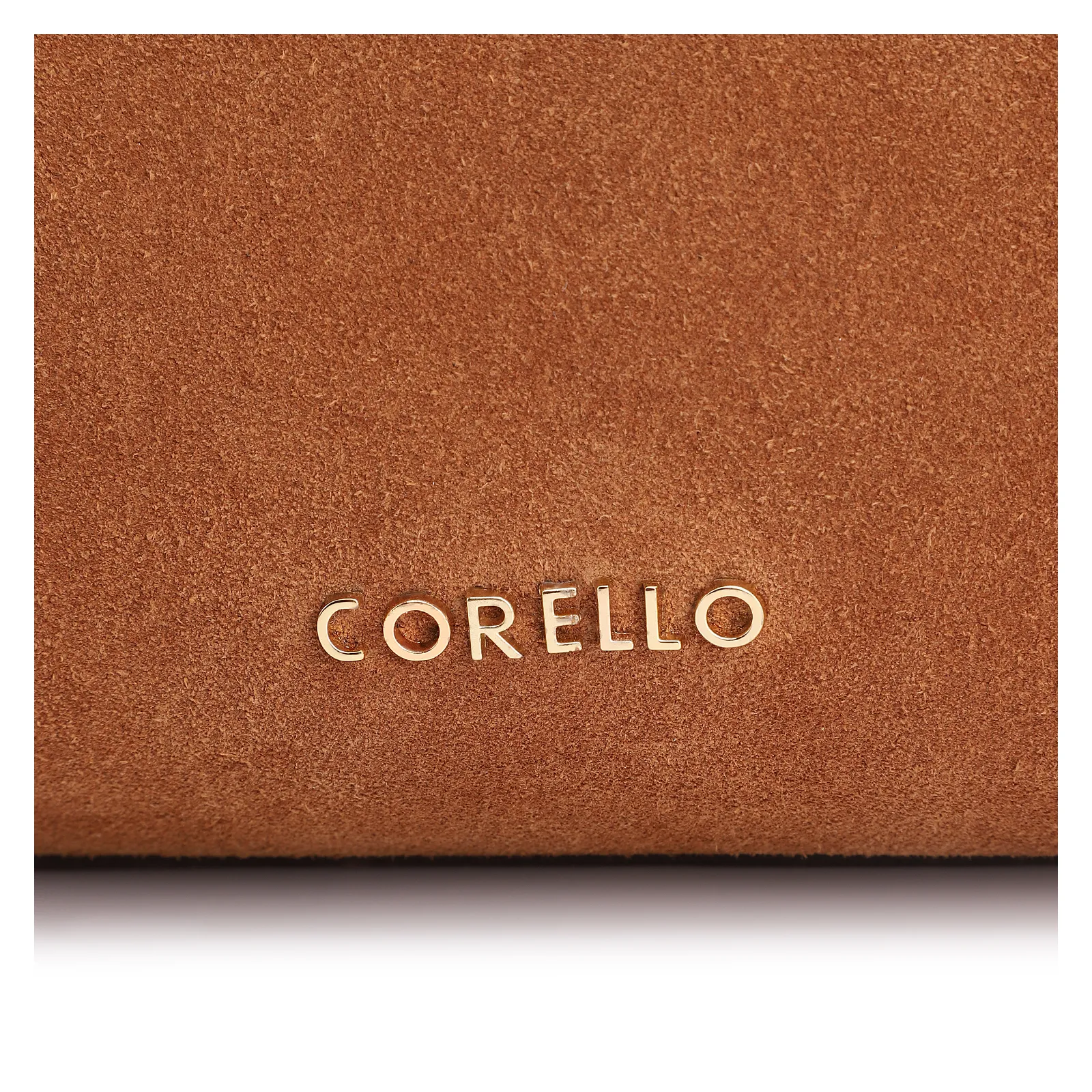 Bolsa Hobo Couro Camurça/Couro Marrom Claro
