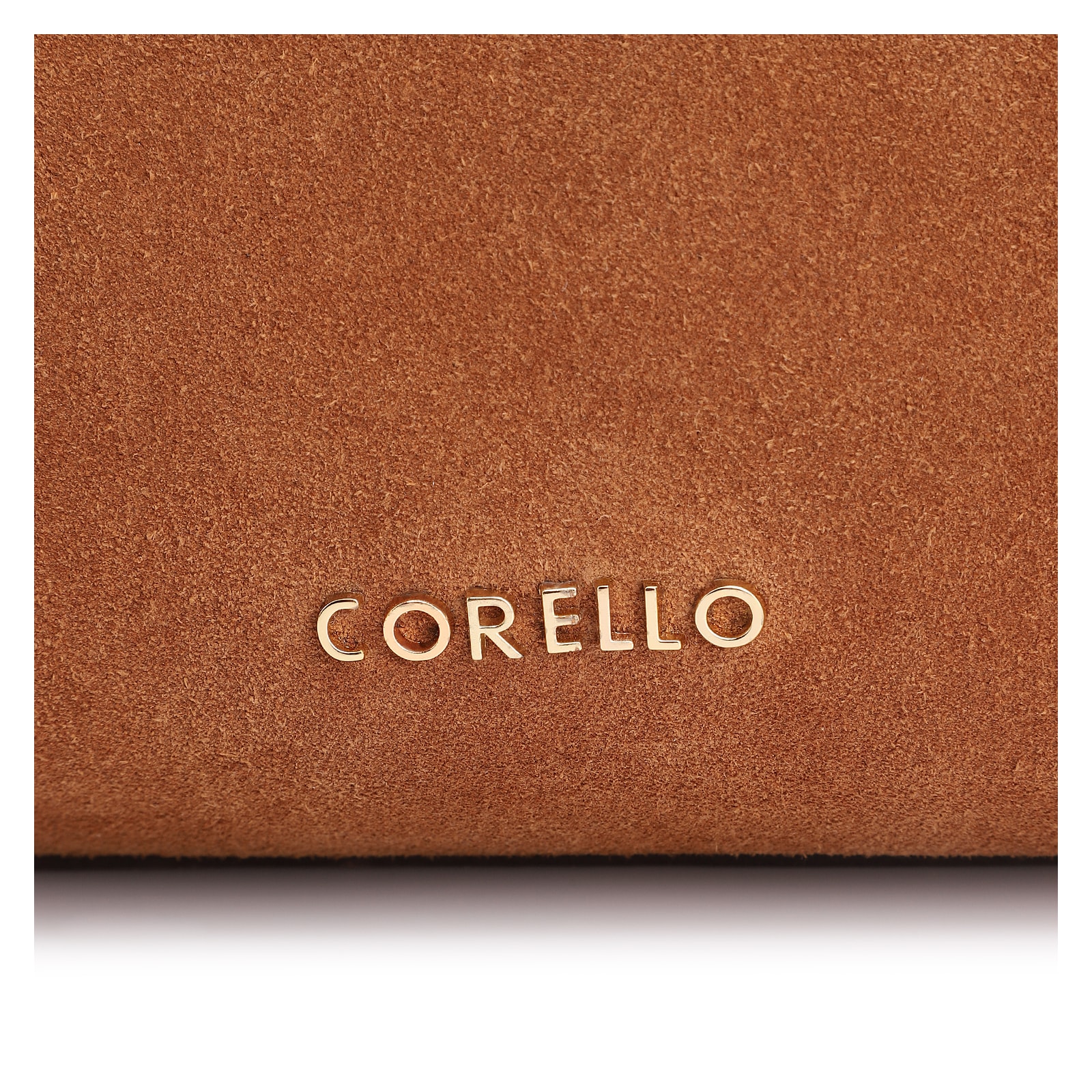 Bolsa Hobo Couro Camurça/Couro Marrom Claro