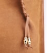 Bolsa Hobo Couro Camurça/Couro Marrom Claro - imagem 6
