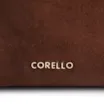 Bolsa Hobo Couro Camurça/Couro Marrom Escuro - imagem 6