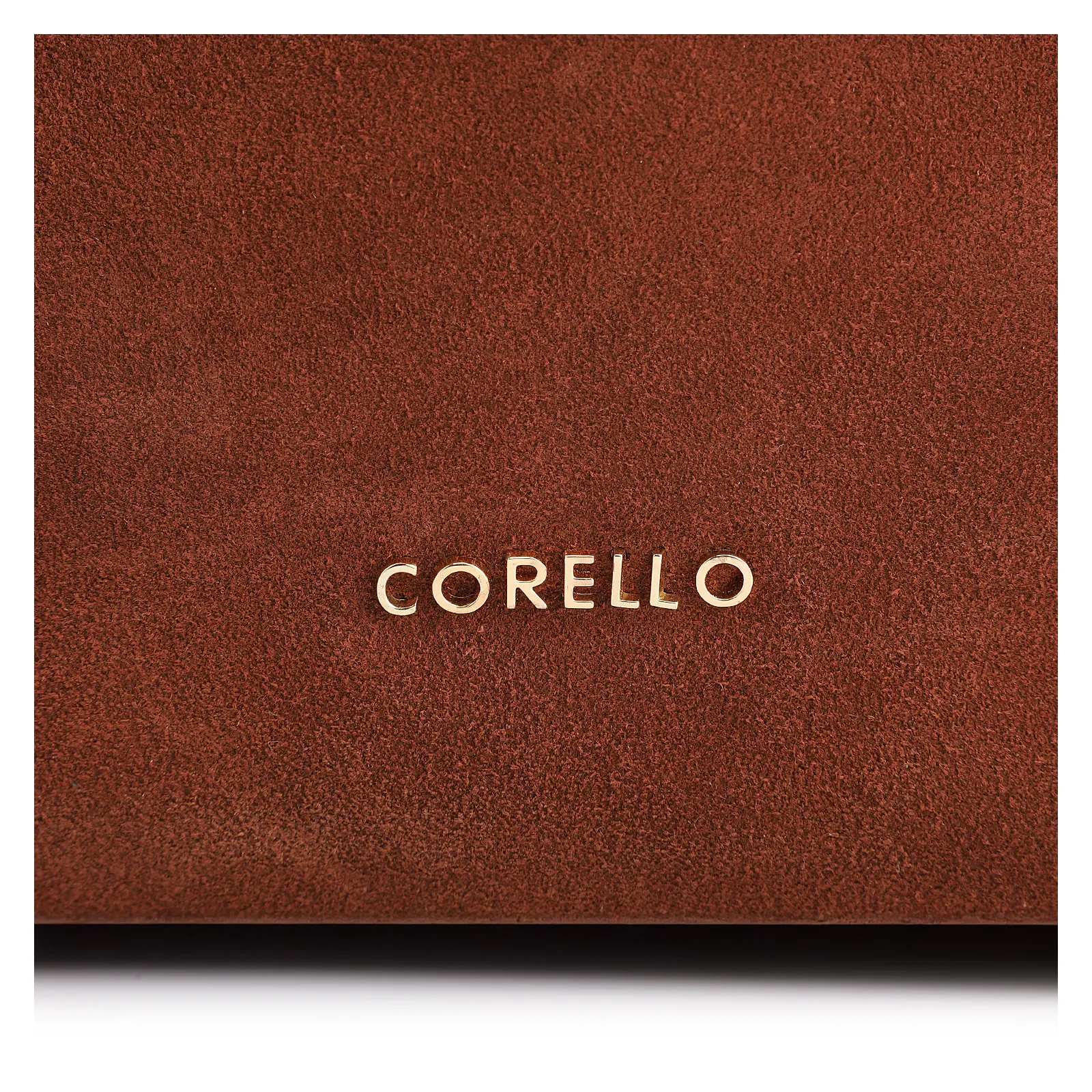 Bolsa Hobo Couro Camurça/Couro Marrom Escuro