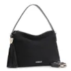 Bolsa Hobo Couro Camurça/Couro Preto - imagem 2