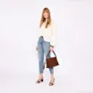 Bolsa Hobo Couro Camurça Marrom - imagem 11