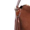 Bolsa Hobo Couro Camurça Marrom - imagem 8
