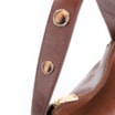 Bolsa Hobo Couro Camurça Marrom - imagem 9