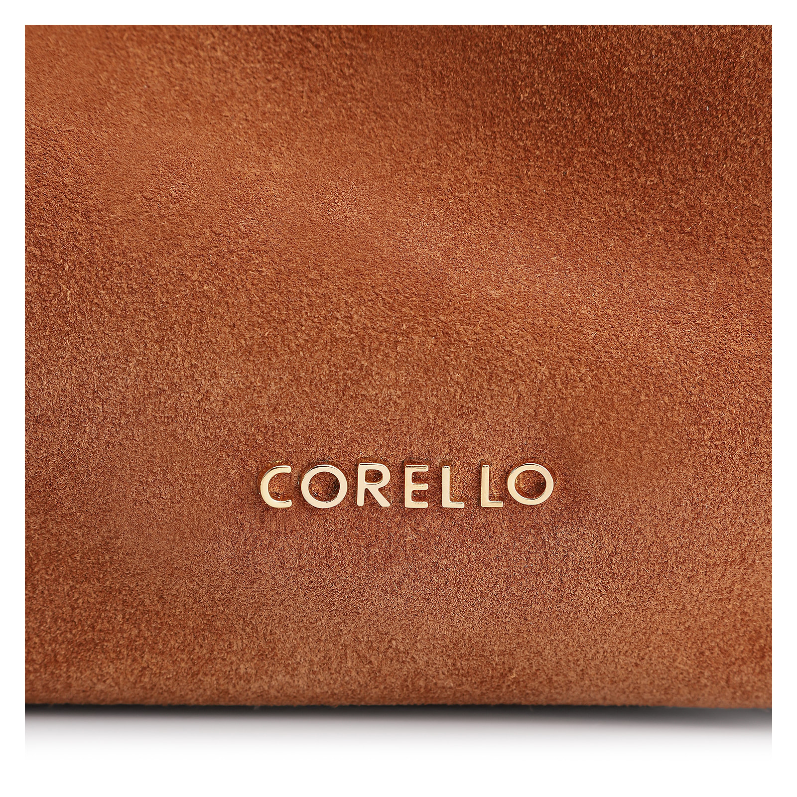 Bolsa Hobo Couro Camurça Marrom/Couro Marrom