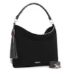Bolsa Hobo Couro Camurça Preto/Couro Preto - imagem 2